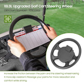 10L0L Upgraded Golf Cart steering Wheel